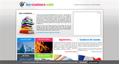 Desktop Screenshot of les-couleurs.com