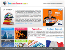 Tablet Screenshot of les-couleurs.com